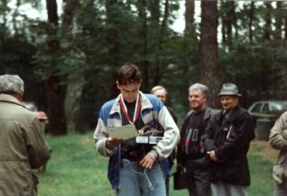 Ryszard Rogacki, a za nim Zbigniew Musisz, Czes�aw B�bel i Edward B�otny