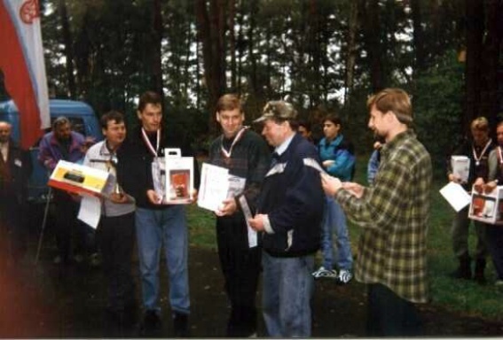 1996 - Stanis�aw Krawczyk, Ryszard Rogacki, Grzegorz Kratowski, Andrzej Tomczak i Zbigniew Le�