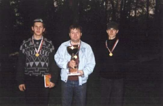 1996 - Zesp� KSS BURSZTYN w Kaliszu - Janusz Senkowski, Stanis�aw Krawczyk i Przemys�aw Kucharski