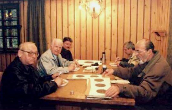Od lewej: Zdzis�aw Jerzak, J�zef Lewandowski, S�awomir Juraszek, Stanis�aw Tomczak i Stefan Kazir�d