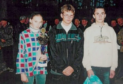Zesp� GKS LOK POLONUS Kazimierz Biskupi - Joanna Maciejewska, Marcin Makowski i Micha� Majchrzak